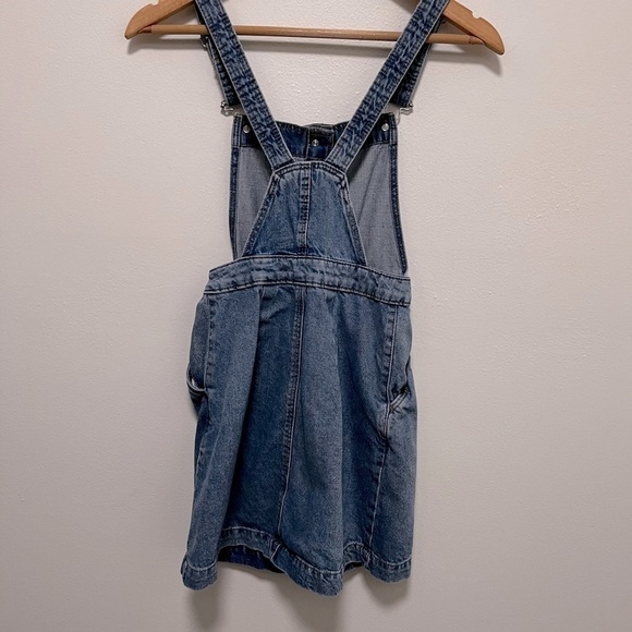 H&M Divided Denim Overall Dress Size 2 - Picture 2 of 9